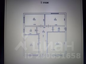 1-этаж. дом 100 м²