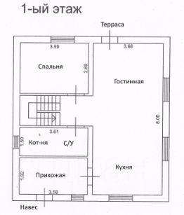 2-этаж. дом 120 м²