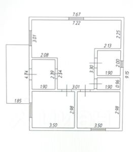 1-этаж. дом 72 м²