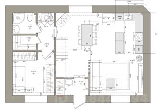 2-этаж. дом 120 м²