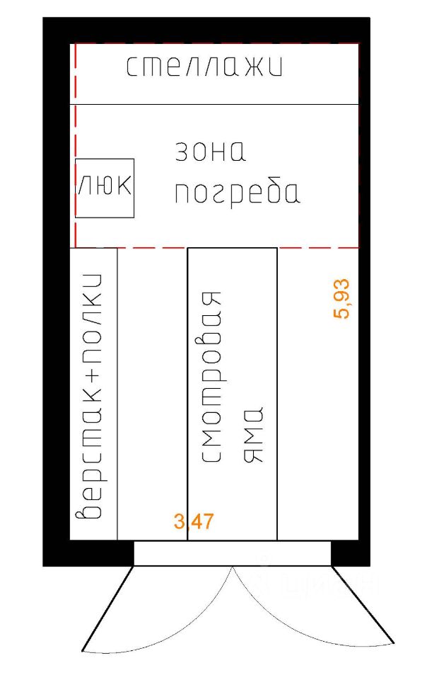 ПродаетсяГараж,24м²