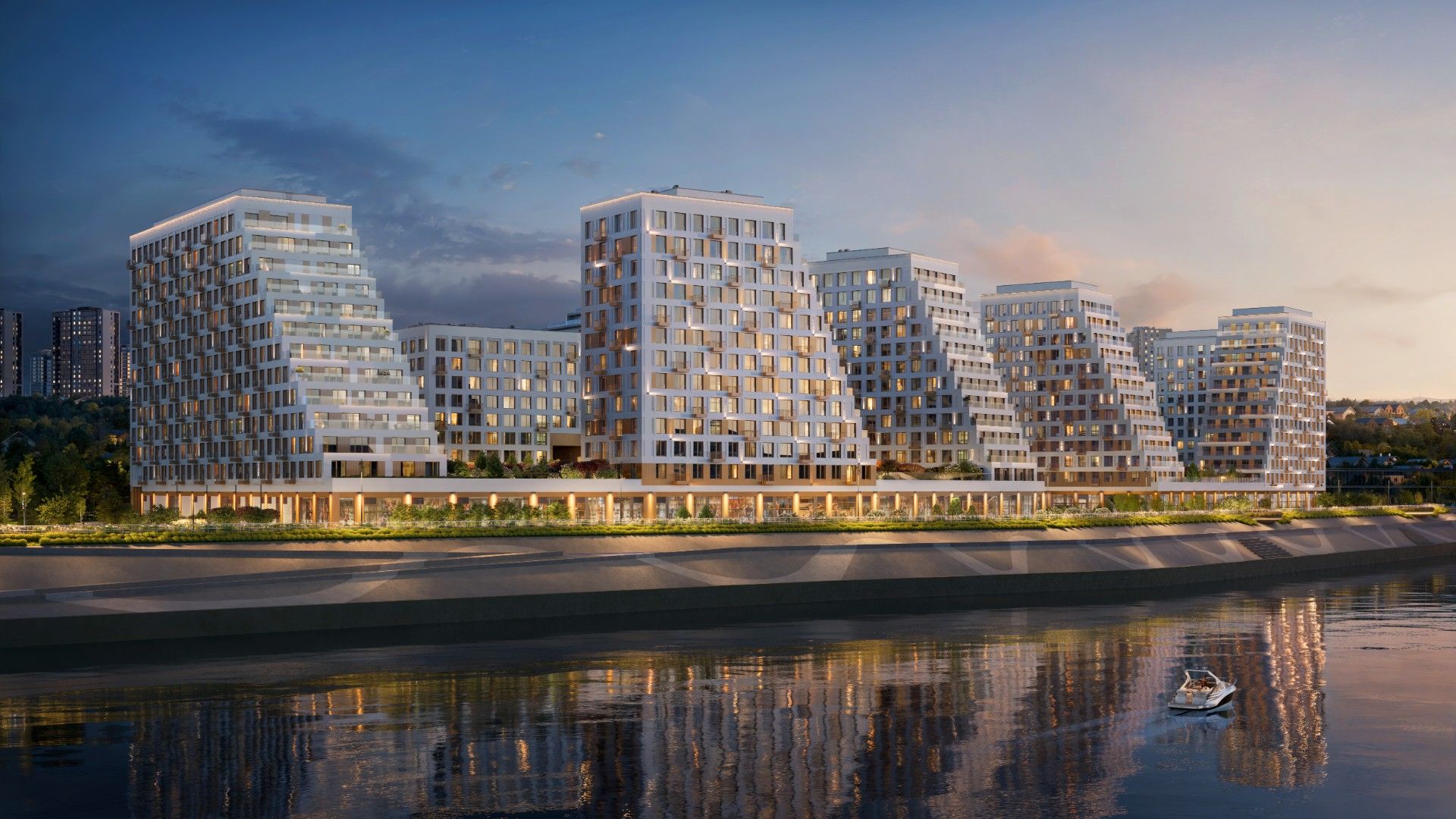 продажа квартир GloraX Premium Гребной канал