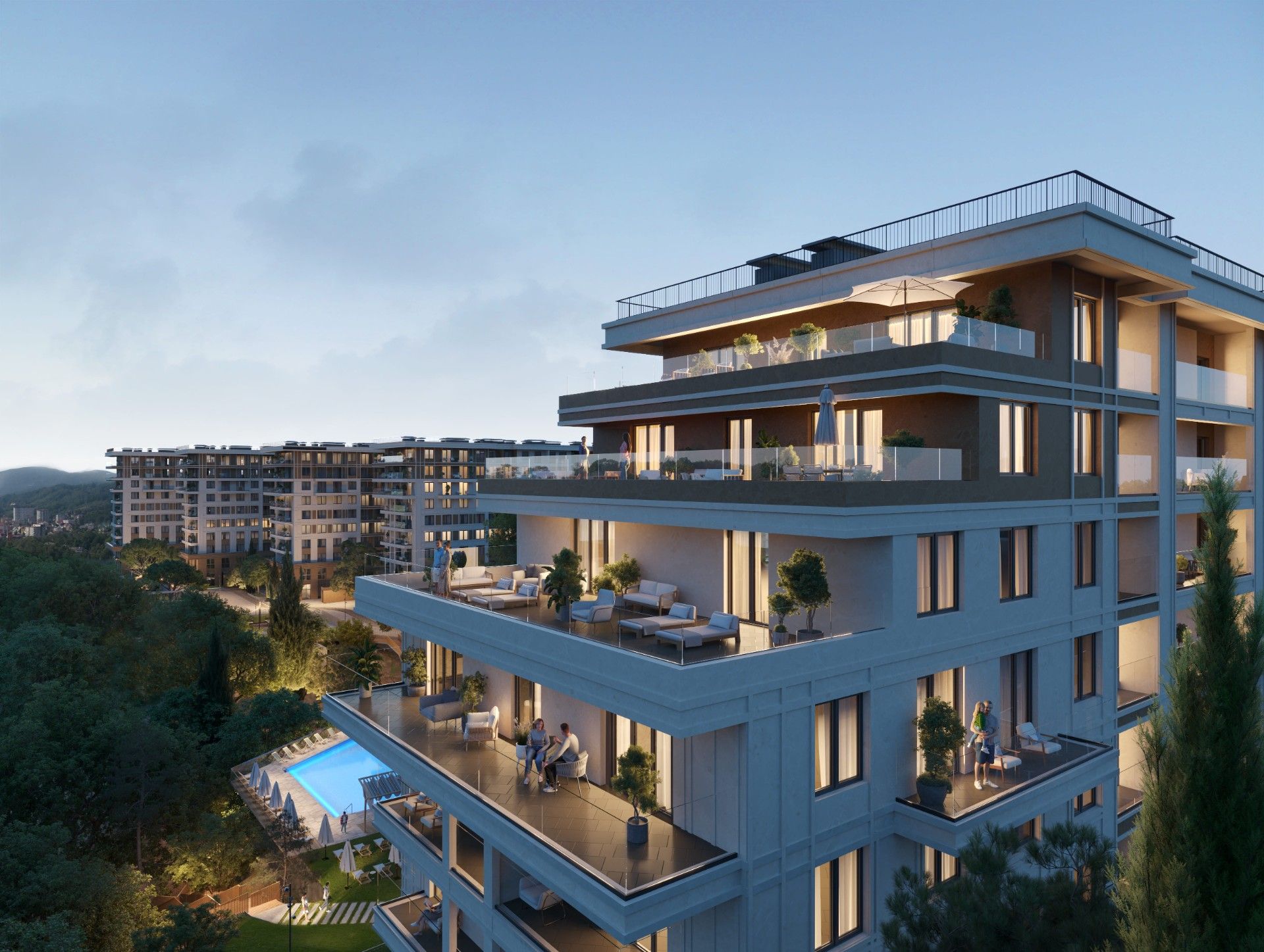 жилой комплекс Residences à la Mer «Нескучный сад» (Резиденс а ла Мер)