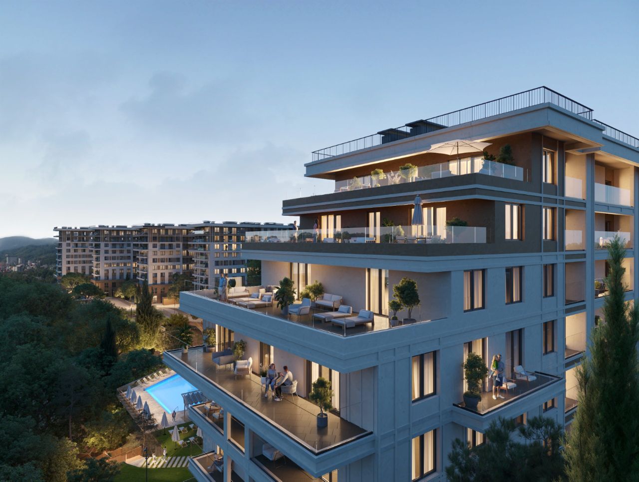 1-я Фотография ЖК «Residences à la Mer «Нескучный сад» (Резиденс а ла Мер)»
