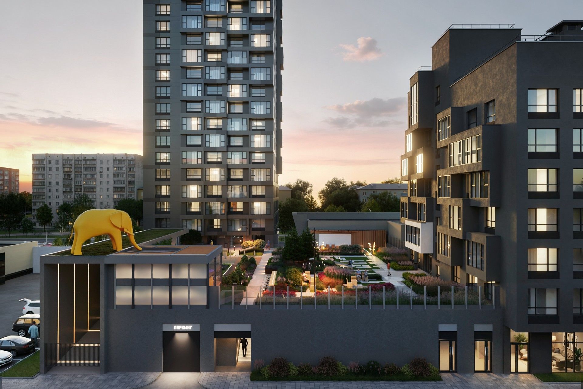 новостройки