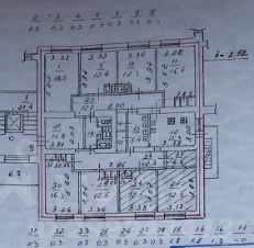 комната 185/17 м², этаж 4