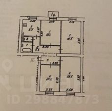 комната 100/21 м², этаж 3