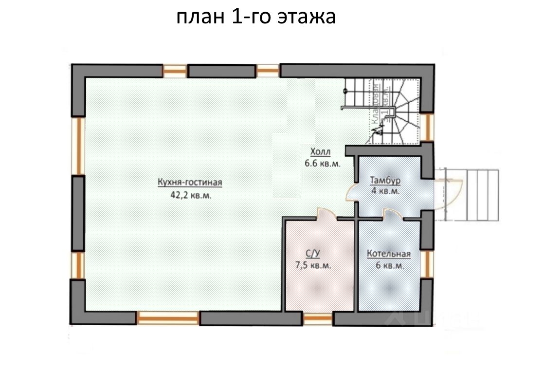 Купить дом в поселке Нагорное Московской области, продажа домов - база  объявлений Циан. Найдено 7 объявлений