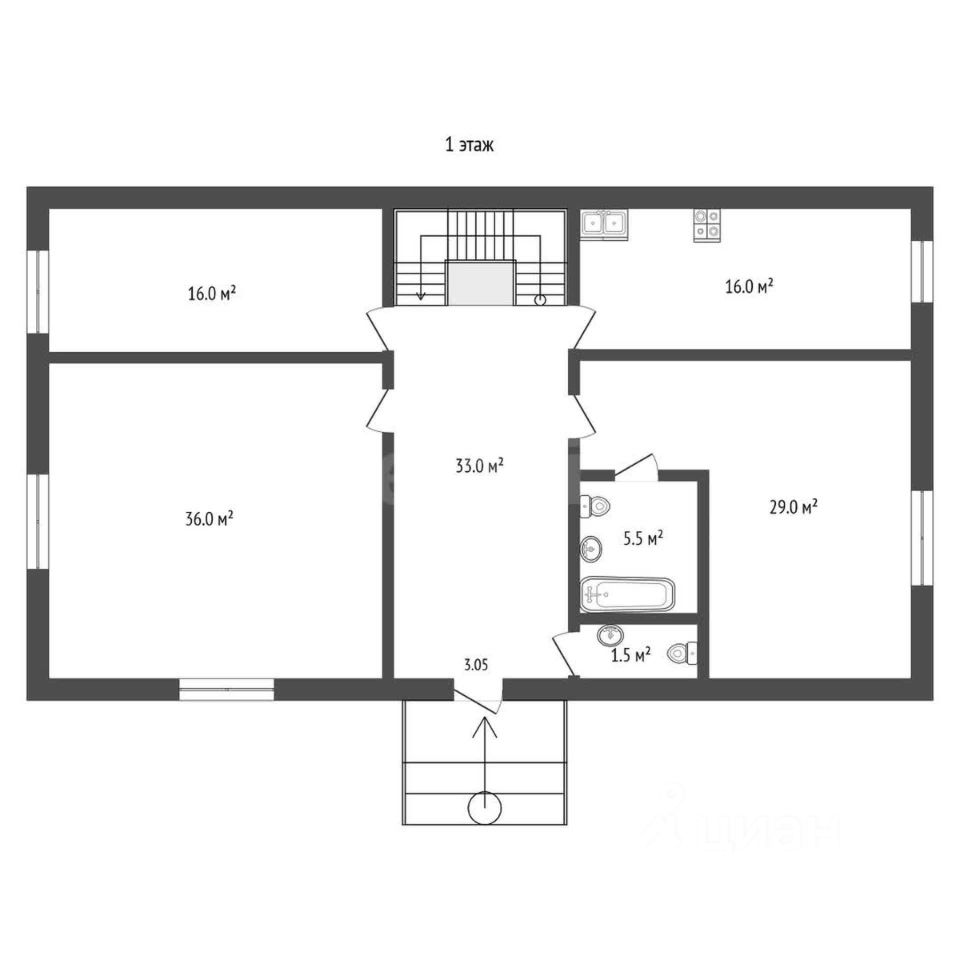 Коттедж в Тюменская область, Тюмень Отрадная ул., 1 (420 м²)