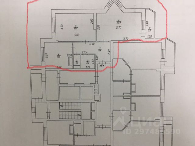 2-комн., 64 м², 17/19 этаж