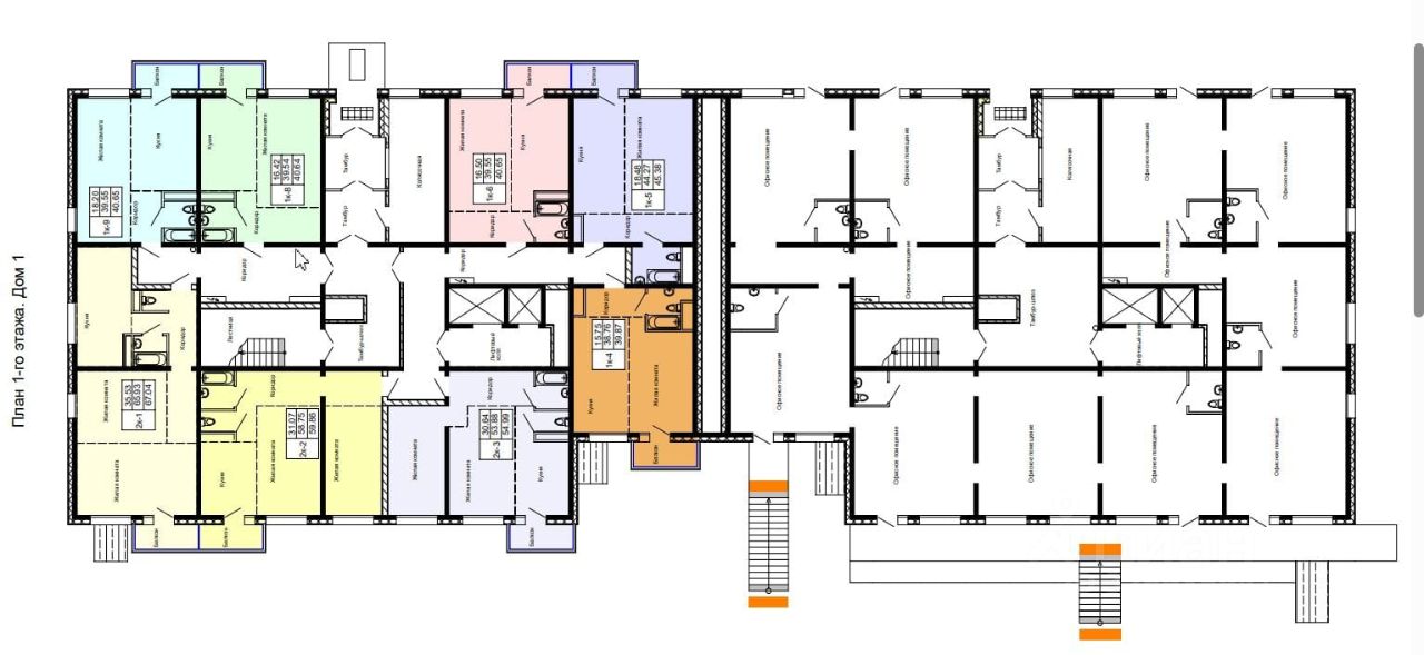 1-к кв. Бурятия, Улан-Удэ 102-й мкр,  (40.44 м²)