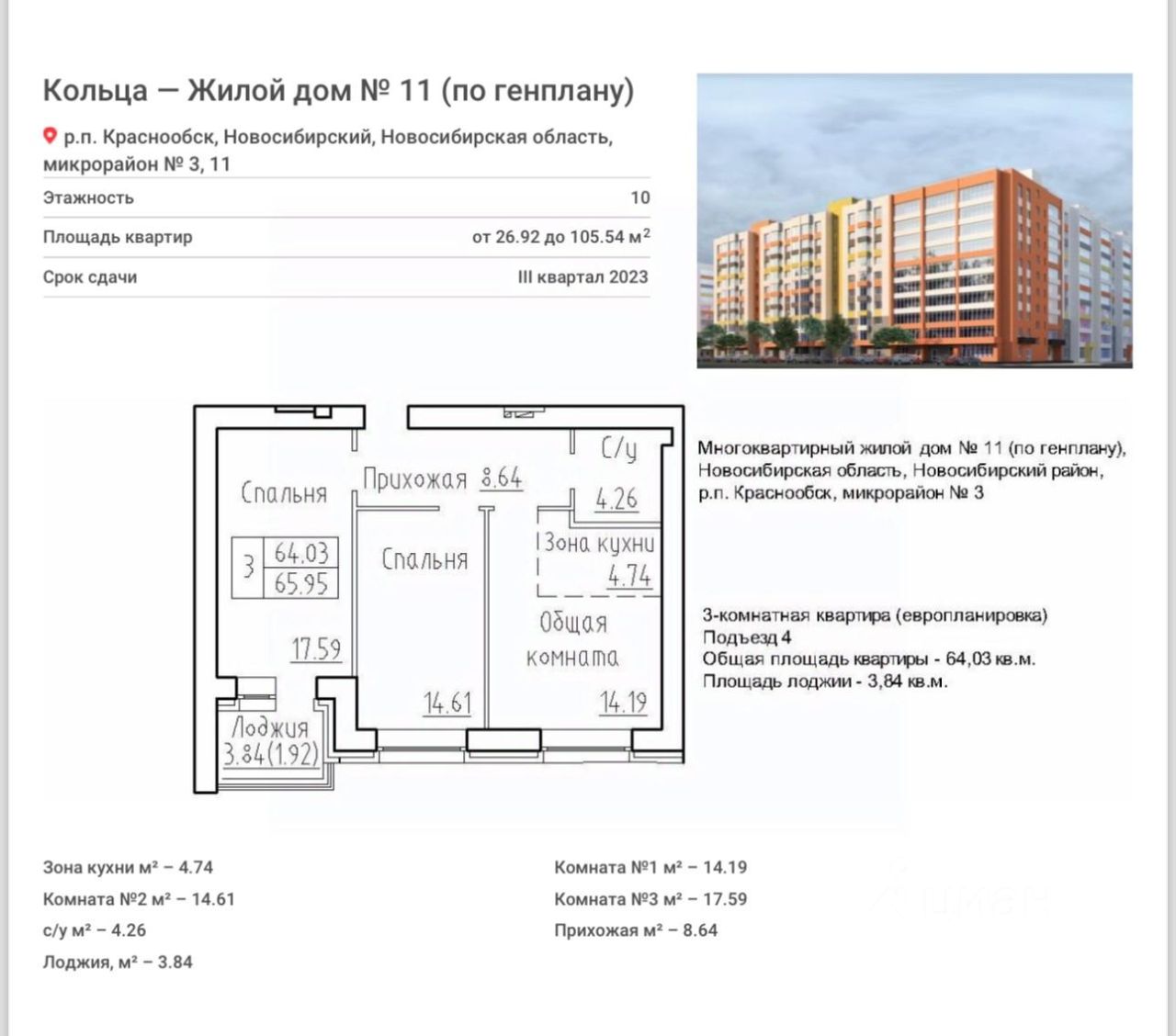 Купить квартиру в микрорайоне 3-й в рабочем поселке Краснообск, продажа  квартир во вторичке и первичке на Циан. Найдено 198 объявлений