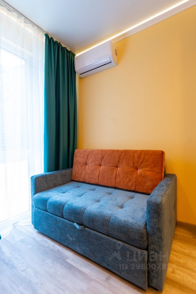 Снять квартиру-студию 20м² пер. Фермерский, 24/1, Сочи, Краснодарский ...