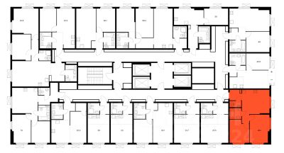 2-комн.кв., 49 м², этаж 18