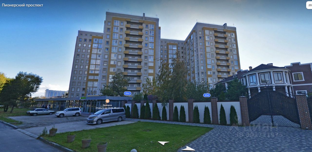 Продаю однокомнатные апартаменты 40,8м² Пионерский просп., 57к1, Анапа,  Краснодарский край, Анапский район - база ЦИАН, объявление 301721975