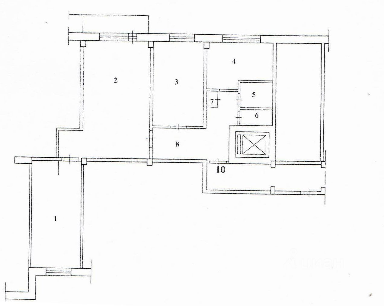 3-к кв. Архангельская область, Архангельск ул. Смольный Буян, 21 (61.0 м²)