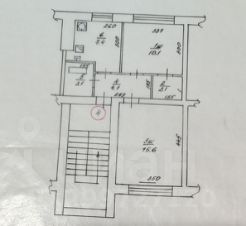 2-комн.кв., 42 м², этаж 2