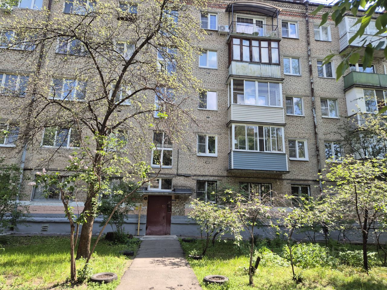 Купить двухкомнатную квартиру 44,4м² просп. Ленина, 59, Балашиха,  Московская область, Балашихинский район, Балашиха городской округ, м.  Салтыковская - база ЦИАН, объявление 302735055