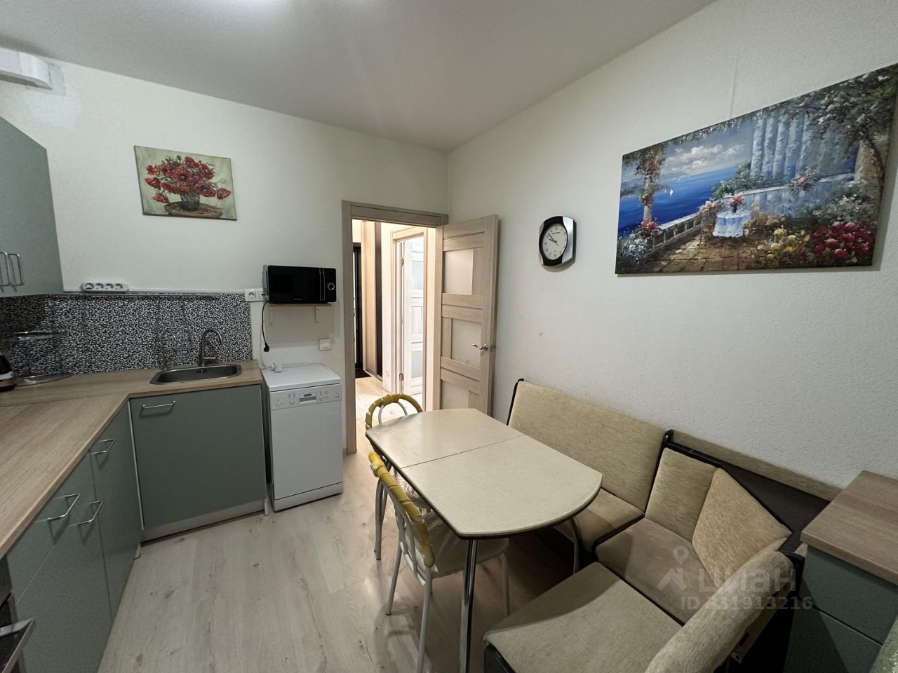 1-комн. кв., 10/23 этаж, 35 м² — 32 000 ₽/мес., метро Ольгино — фото 3