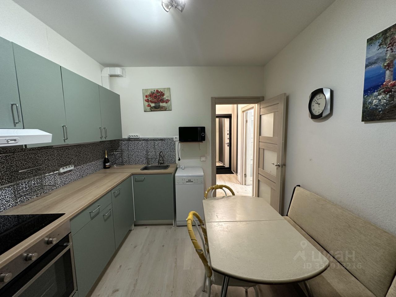 1-комн. кв., 10/23 этаж, 35 м² — 32 000 ₽/мес., метро Ольгино — фото 2