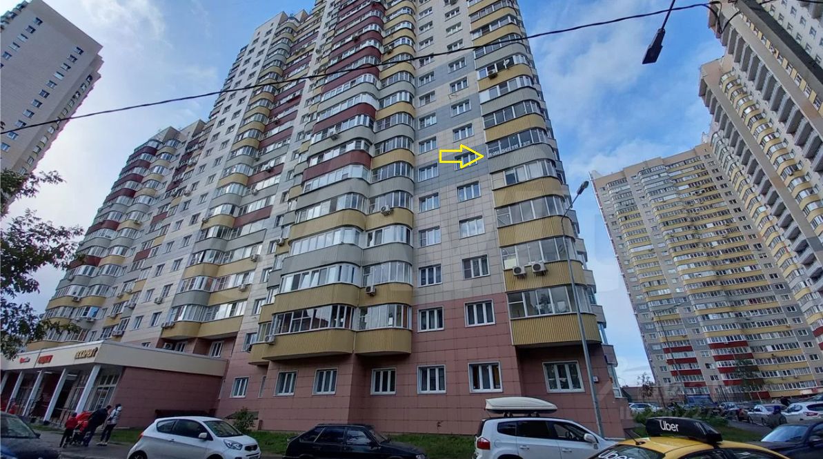 Продаю двухкомнатную квартиру 59м² ул. Некрасова, 11А, Балашиха, Московская  область, Балашихинский район, Балашиха городской округ, м. Новокосино -  база ЦИАН, объявление 290227244