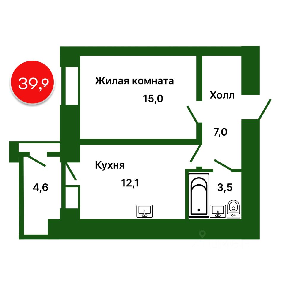 Купить 1-комнатную квартиру без ремонта на улице Ленина в городе  Благовещенск. Найдено 7 объявлений.