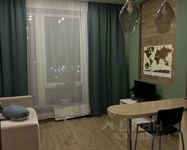 Студия, 21,1 м², 7/17 этаж