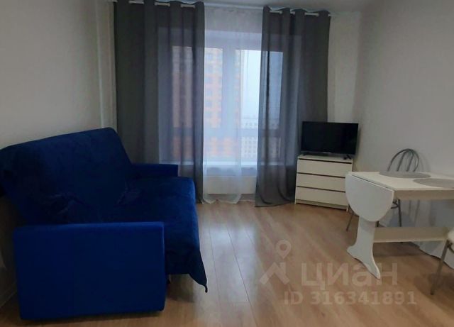 Студия, 20 м², 17/25 этаж