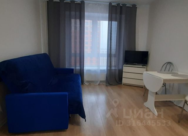 Студия, 20 м², 17/25 этаж