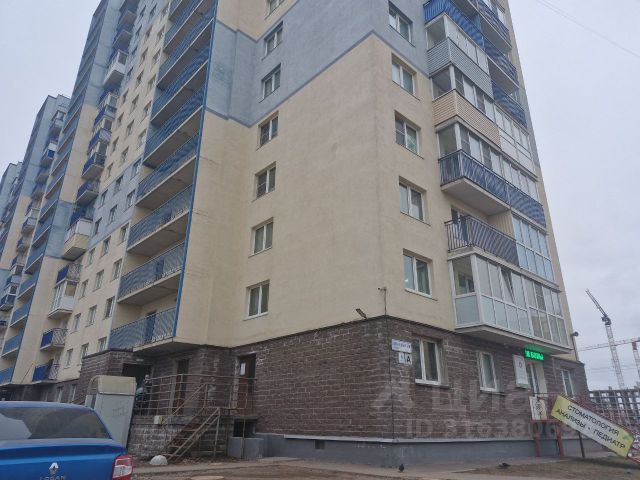 1-комн., 30,9 м², 1/16 этаж