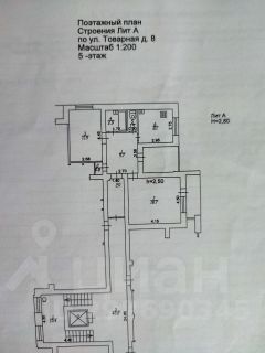 3-комн.кв., 54 м², этаж 5