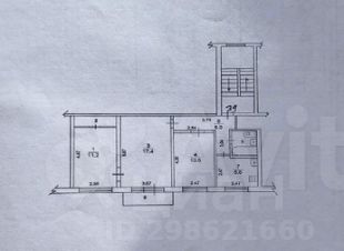 3-комн.кв., 57 м², этаж 5