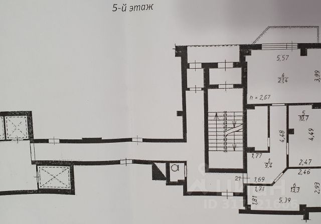 2-комн., 59,7 м², 5/16 этаж