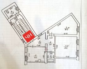 2-комн.кв., 69 м², этаж 2