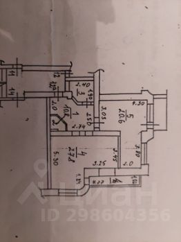 2-комн.кв., 70 м², этаж 3