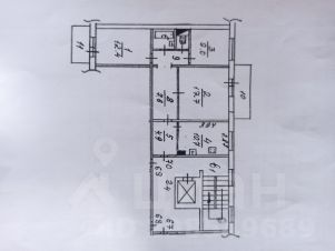 3-комн.кв., 77 м², этаж 9