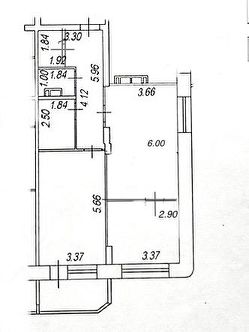 2-комн.кв., 75 м², этаж 14