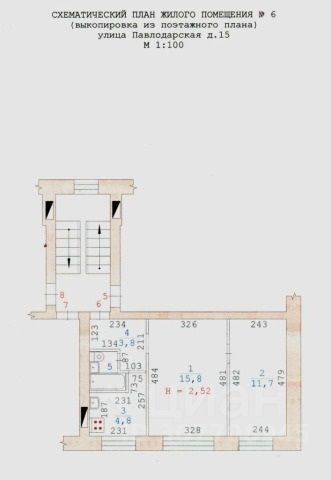 Продается2-комн.квартира,37,1м²