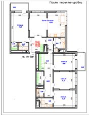 4-комн.кв., 151 м², этаж 24