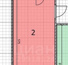 апарт.-студия, 18 м², этаж 5