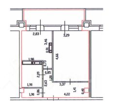 1-комн.кв., 36 м², этаж 13