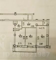 2-комн.кв., 60 м², этаж 4