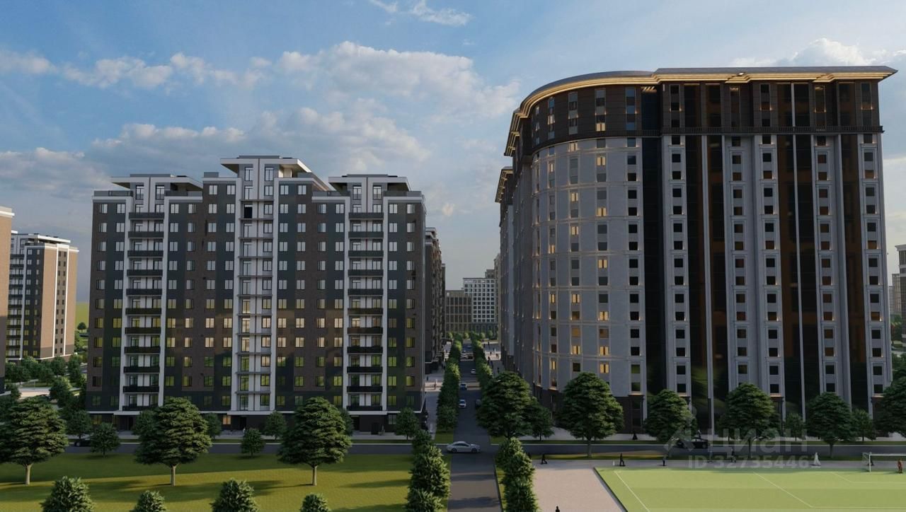 1-к кв. Чеченская республика, Грозный просп. В.В. Путина, 23Б (38.9 м²)