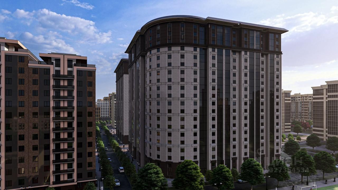 1-к кв. Чеченская республика, Грозный просп. В.В. Путина, 23Б (39.1 м²)