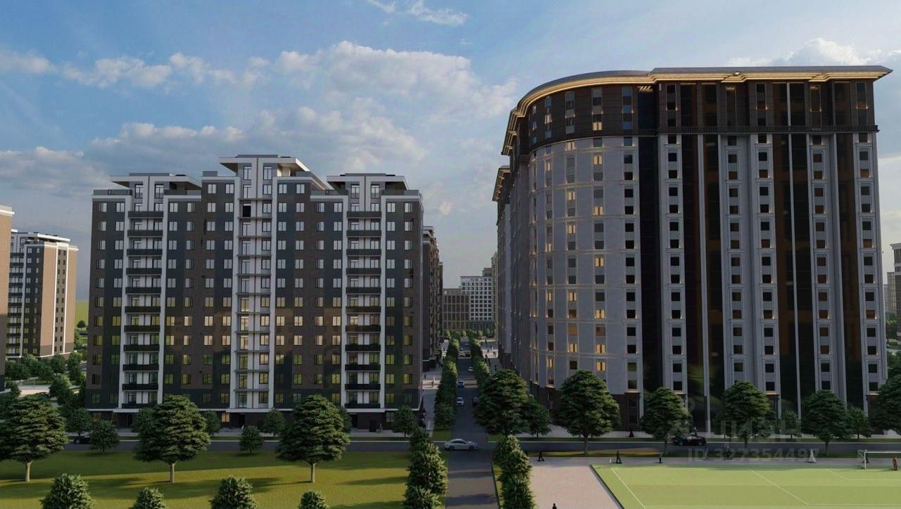 1-к кв. Чеченская республика, Грозный просп. В.В. Путина, 23Б (39.0 м²)