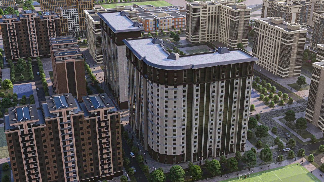 1-к кв. Чеченская республика, Грозный просп. В.В. Путина, 23Б (39.0 м²)