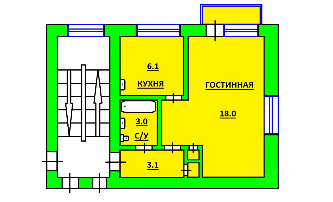 Купить 1-комнатную квартиру в Губахе, продажа однокомнатных квартир во  вторичке и первичке на Циан. Найдено 45 объявлений