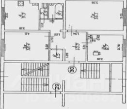 3-комн.кв., 62 м², этаж 1