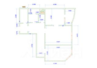 2-комн.кв., 85 м², этаж 15