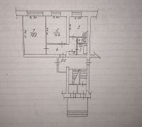 2-комн.кв., 51 м², этаж 1